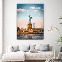 Quadro Decorativo para Sala Quarto Estatua Liberdade Nova York 130x90