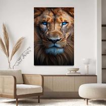 Quadro Decorativo Para Sala Quarto Hall Tela vertical Grande Buda Perfil Arte Moderna