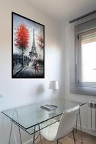 Quadro Decorativo Paris Estilo Pintura - 70X50Cm