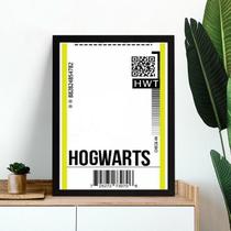 Quadro Decorativo Passagem Para Hogwarts 45x34cm - com vidro Quadro Decorativo Passagem Para Hogwarts 45x34cm - com vidro