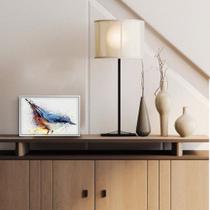 Quadro Decorativo Pássaro Aquarela Toque Elegante e Natural para sua Decoração