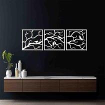Quadro Decorativo Pássaro Galhos Vazado - Mdf 3Mm 003