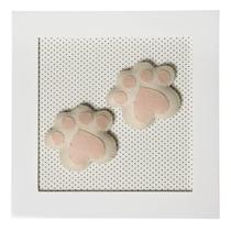 Quadro Decorativo Patinhas De Ovelha Quarto Bebê Infantil