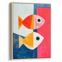 Quadro decorativo Peixes - Art Canvas