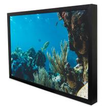Quadro Decorativo Peixes no Oceano em Moldura Caixa