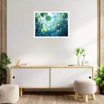 Quadro Decorativo Peixes Plantas Aquáticos - 50x70cm Quadro Decorativo Peixes Plantas Aquáticos - 50x70cm