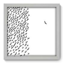 Quadro Decorativo - Pense Diferente - 33cm x 33cm - 070qddb