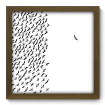 Quadro Decorativo - Pense Diferente - 33cm x 33cm - 070qddm