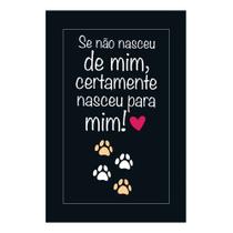 Quadro Decorativo Pet - Mãe Pai de Pet