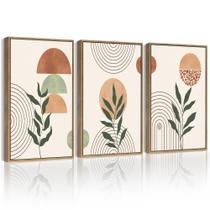 Quadro Decorativo PHOPAGO Boho Planta Sage 28 x 36 cm Conjunto com Moldura Quadro Decorativo PHOPAGO Boho Planta Sage 28 x 36 cm Conjunto com Moldura