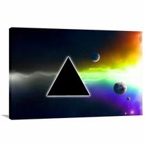 Quadro decorativo Pink Floyd - Banda - Tela em Tecido Quadro decorativo Pink Floyd - Banda - Tela em Tecido