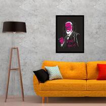 Quadro Decorativo Pink Freud 45x34cm