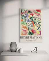Quadro Decorativo Pintura Abstrata Henri Matisse La Japanaise Tecido Canvas Quadro Decorativo Pintura Abstrata Henri Matisse La Japanaise Tecido Canvas