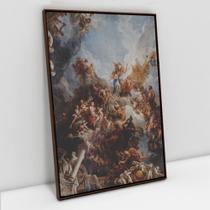 Quadro Decorativo Pintura Renascentista em tela Canvas Quadro Decorativo Pintura Renascentista em tela Canvas