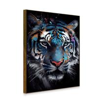 Quadro Decorativo Pintura Tigre Cores perfeito para quem ama momentos e a arte. Ideal para salas, quartos e escritórios.