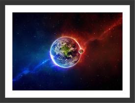 Quadro Decorativo Planetas Universo Espaço Cósmico Estrelas Salas Decorações Com Moldura Quadro Decorativo Planetas Universo Espaço Cósmico Estrelas Salas Decorações Com Moldura