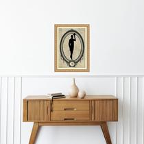 Quadro Decorativo Plaquinha Mr 24x18cm - com vidro