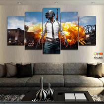 Quadro Decorativo PlayerUnknown's Battleground 130x63 em tecido Quadro Decorativo PlayerUnknown's Battleground 130x63 em tecido