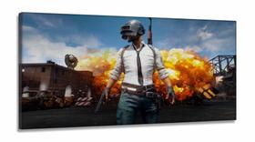Quadro Decorativo PlayerUnknown's Battleground em Tecido Canvas 130x60 Quadro Decorativo PlayerUnknown's Battleground em Tecido Canvas 130x60