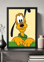 Quadro Decorativo Pluto Tamanho:21cm x 30cm (A4)