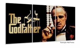 Quadro Decorativo Poderoso Chefão 3 pç 120x60