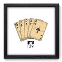 Quadro Decorativo - Poker - 33cm x 33cm - 366qddp