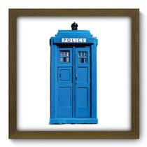 Quadro Decorativo - Police Booth - 33cm x 33cm - 160qddm