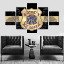 Quadro decorativo Policia Federal PF