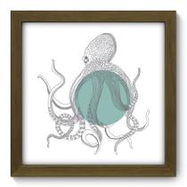 Quadro Decorativo - Polvo - 22cm x 22cm - 033qdsm