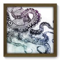 Quadro Decorativo - Polvo - 33cm x 33cm - 226qdsm