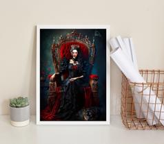Quadro Decorativo Pomba Gira Rainha 45x34cm Quadro Decorativo Pomba Gira Rainha 45x34cm
