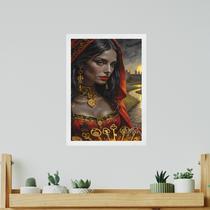 Quadro Decorativo Pombagira Das 7 Chaves 45X34Cm