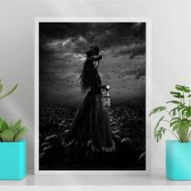 Quadro Decorativo Pombagira Maria Quitéria 24x18cm - com vidro Quadro Decorativo Pombagira Maria Quitéria 24x18cm - com vidro