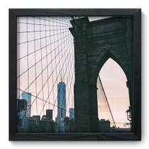 Quadro Decorativo - Ponte do Brooklyn - 33cm x 33cm - 099qnmbp Quadro Decorativo - Ponte do Brooklyn - 33cm x 33cm - 099qnmbp