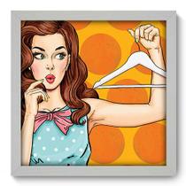 Quadro Decorativo - Pop Art - 33cm x 33cm - 157qdvb Quadro Decorativo - Pop Art - 33cm x 33cm - 157qdvb