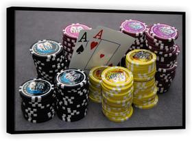 Quadro Decorativo Pôquer Esportes Baralho Salas De Jogos Tela Canvas Premium Quadro Decorativo Pôquer Esportes Baralho Salas De Jogos Tela Canvas Premium