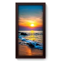 Quadro Decorativo - Pôr-do-Sol - 19cm x 34cm - 008qdpp