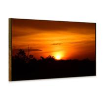 Quadro Decorativo Por do Sol perfeito para quem ama momentos e a arte. Ideal para salas, quartos e escritórios.