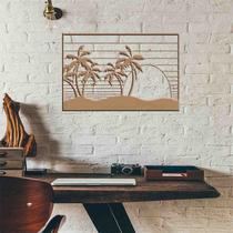 Quadro Decorativo Pôr do Sol Vazazdo MDF 3mm