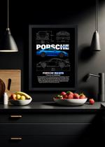 Quadro decorativo Porshe 911 GT3 Com vidro Tamanho:21cm x 30cm (A4) Quadro decorativo Porshe 911 GT3 Com vidro Tamanho:21cm x 30cm (A4)