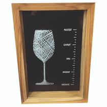 Quadro Decorativo Porta Rolhas Decorativo 32x22cm Madeira Quadro Decorativo Porta Rolhas Decorativo 32x22cm Madeira