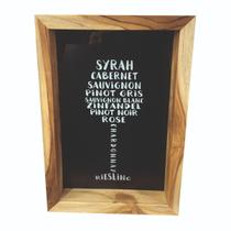 Quadro Decorativo Porta Rolhas Decorativo 32x22cm Madeira Quadro Decorativo Porta Rolhas Decorativo 32x22cm Madeira