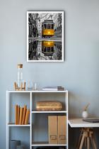 Quadro Decorativo Portugal Bonde Amarelo - 70x50cm