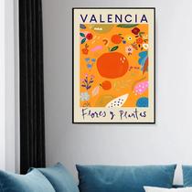 Quadro Decorativo Poster Flores e Plantas Valencia-70x50cm Quadro Decorativo Poster Flores e Plantas Valencia-70x50cm