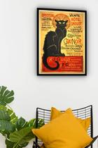 Quadro Decorativo Poster Gato Preto - 70x50cm Quadro Decorativo Poster Gato Preto - 70x50cm