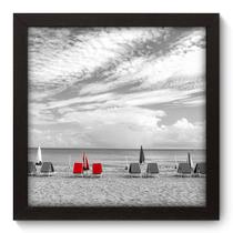 Quadro Decorativo - Praia - 22cm x 22cm - 113qnpap