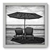 Quadro Decorativo - Praia - 33cm x 33cm - 111qdpb