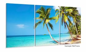 Quadro Decorativo Praia Coqueiro Hd 120x60 Quarto Sala Quadro Decorativo Praia Coqueiro Hd 120x60 Quarto Sala