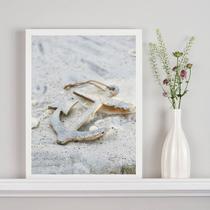 Quadro Decorativo Praia Foto Âncora 24x18cm