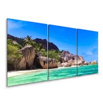 Quadro Decorativo Praia Mar Grande 180x90 Escritório Sala